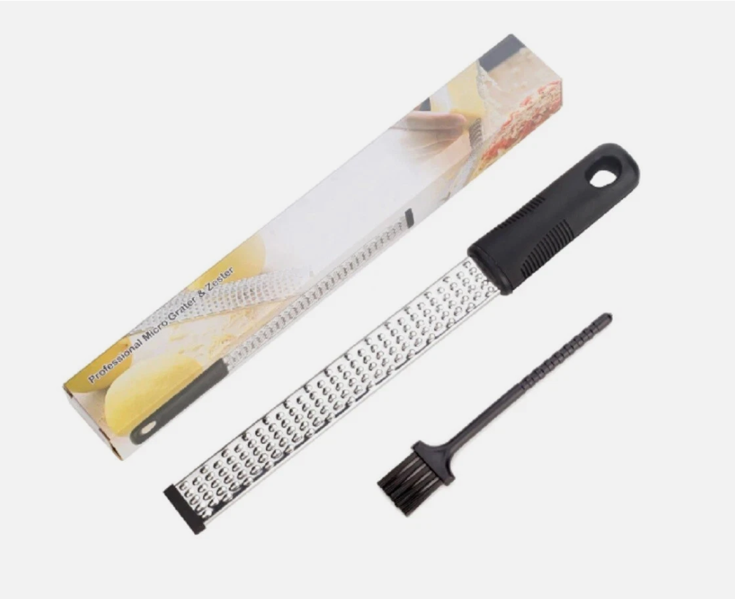 Stainless Steel Cheese & Citrus Zester – Lemon Grater Food Tool
