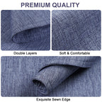 Linen Placemats Set of 4, 15 inch