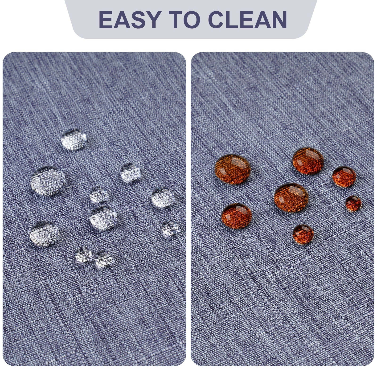 Linen Placemats Set of 4, 15 inch