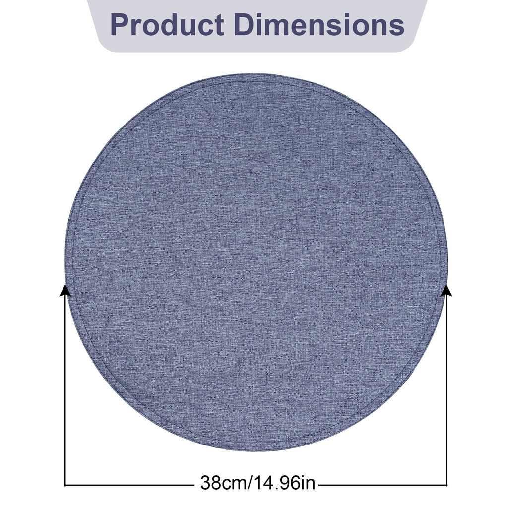 Linen Placemats Set of 4, 15 inch