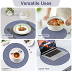 Linen Placemats Set of 4, 15 inch