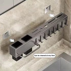 Wall Mounted Kitchen Utensil Holder - Multifunctional Storage Rack for Knives, Spoons & Cookware