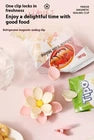 2-Pack Flower Magnetic Fridge Clips – 2-in-1 Double Layer Chip Bag Sealer for Kitchen