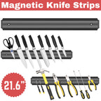 Kitchen Magnetic Knife Strip, Scissor Tool Holder 21.6 Inch