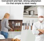 Kitchen Magnetic Knife Strip, Scissor Tool Holder 21.6 Inch