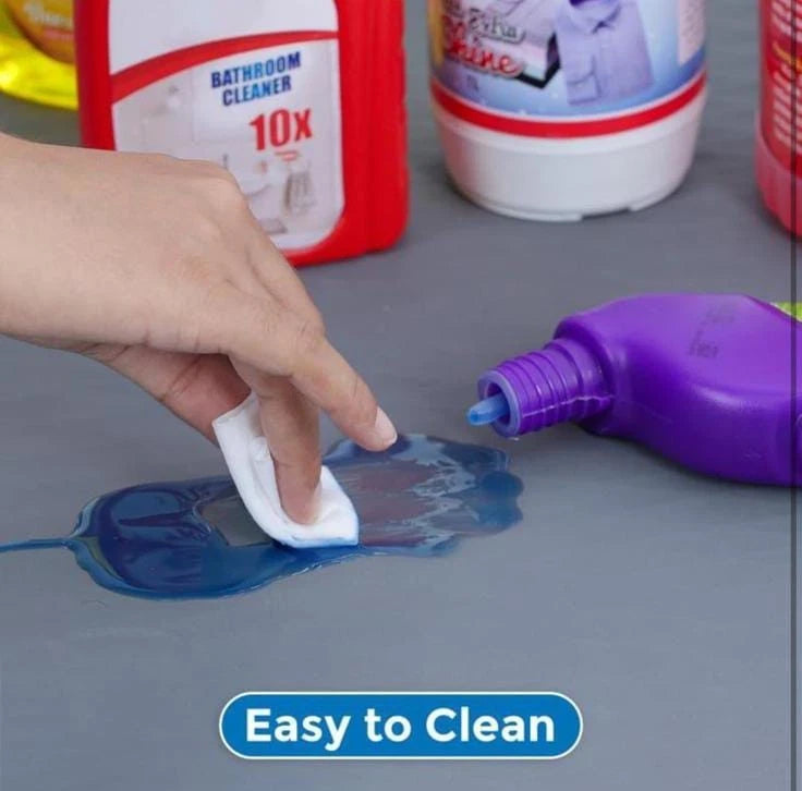 New Under Kitchen Sink Waterproof Silicone Mat Grey ( 34”x22”x1” )