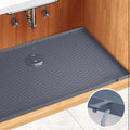 New Under Kitchen Sink Waterproof Silicone Mat Grey ( 34”x22”x1” )
